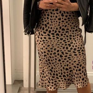 Realisation Par “Wild things” Silk skirt